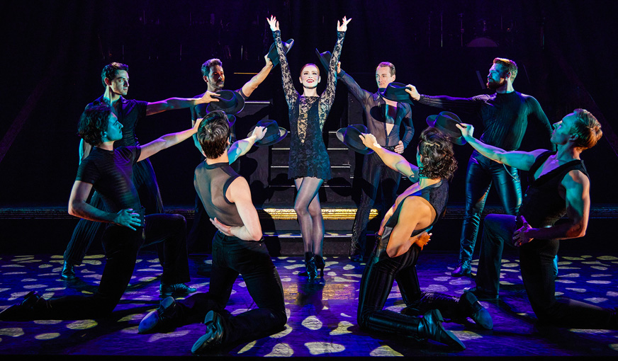 Katie Frieden as Roxie and Company in The National Tour of CHICAGO