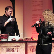 Chocolatier Dirk Beckstedde und Christina Rommel