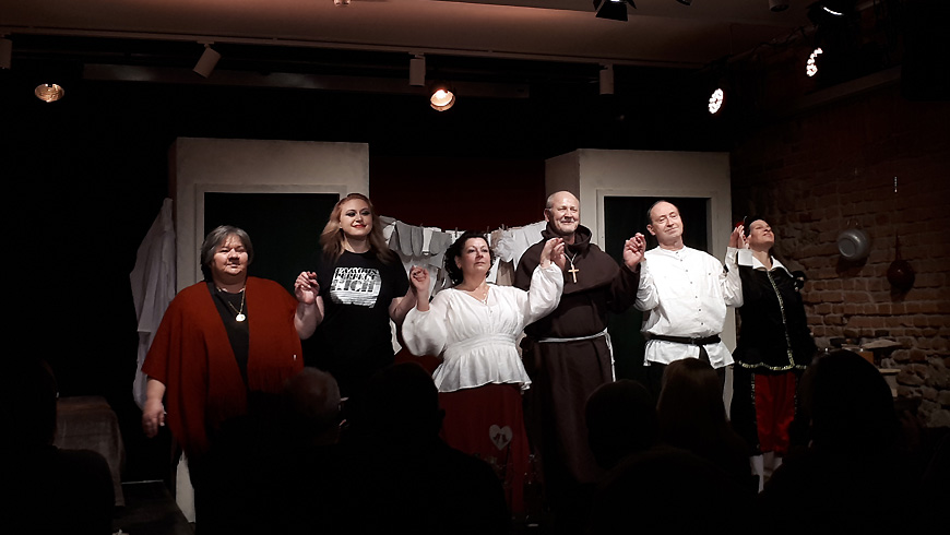 Anita Hauer, Rebecca Varga, Ingrid Sp�rker, Wolfgang Urbanek, Franz Schiefer und Nicole Gerfertz-Schiefer