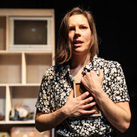 Denise Jastraunig und Lukas Müller im Kammermusical „John & Jen“ im Theater Spielraum