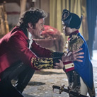 Hugh Jackman (P.T. Barnum) und Sam Humphrey (Charles Stratton)