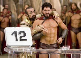 Leonidas (Sean Maguire) mit Xerxes (Ken Davitian)