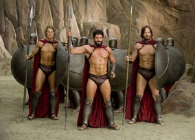 Leonidas (Sean Maguire) mit seinen tapferen Kriegern