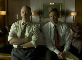 J.K. Simmons (Budd „BR“ Rohrabacher) und Aaron Eckhart (Nick Naylor)