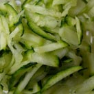 geriebene Zucchini