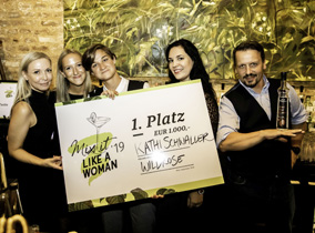 Diana Csete, Johanna Aigner, Katharina Schwaller, Anastasia Bekker und Tom Sipos