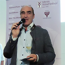 The WineHunter Helmuth Köcher, Präsident und Gründer des Merano WineFestival
