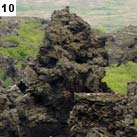 Lava-Irrgarten Dimmuborgir in der Nähe des Sees Myvatn