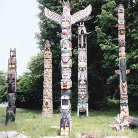 tanley Park mit seinen Totempfählen
